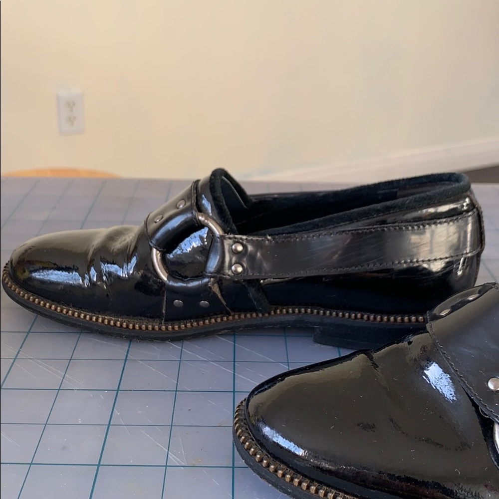 OPENING CEREMONY Black patent loafers - Picture 9 of 9